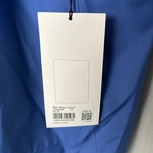 Lululemon Rain Rebel Jacket - Size 14 Wild Indigo - Picture 3 of 5